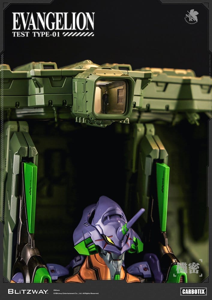 Evangelion Carbotix figurine Evangelion Unit-01 Test Type (DX Ver.) 33 cm