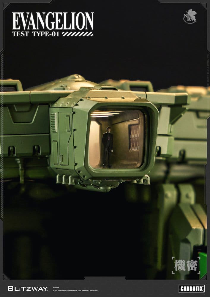 Evangelion Carbotix figurine Evangelion Unit-01 Test Type (DX Ver.) 33 cm