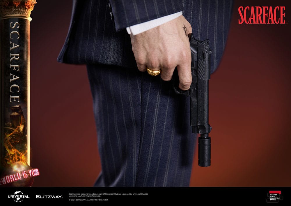 Scarface statuette Superb Scale 1/4 Tony Montana 53 cm