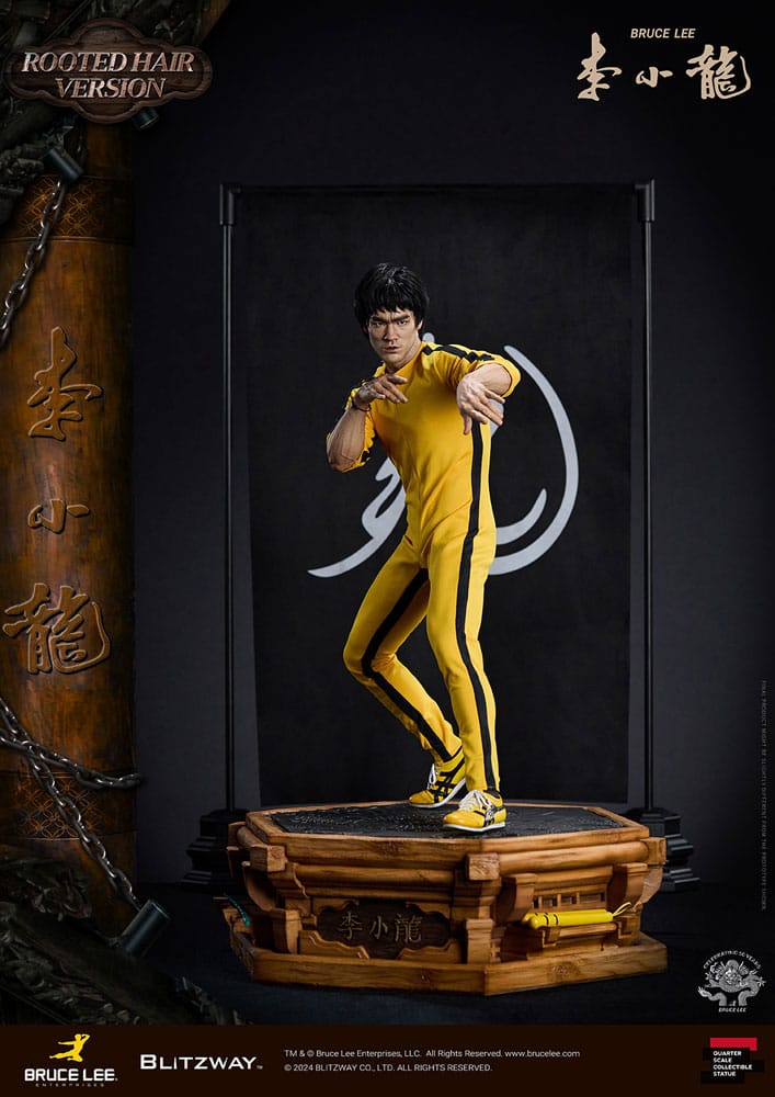 Bruce Lee statuette Superb Scale 1/4 50th Anniversary Tribute (Rooted Hair Version) 55 cm