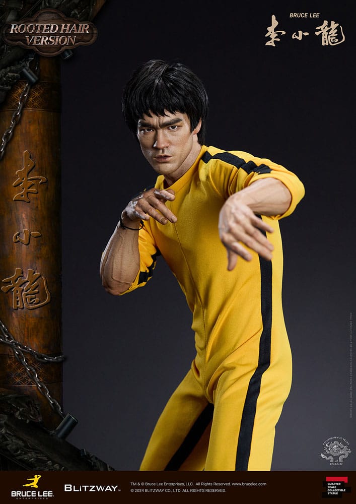 Bruce Lee statuette Superb Scale 1/4 50th Anniversary Tribute (Rooted Hair Version) 55 cm