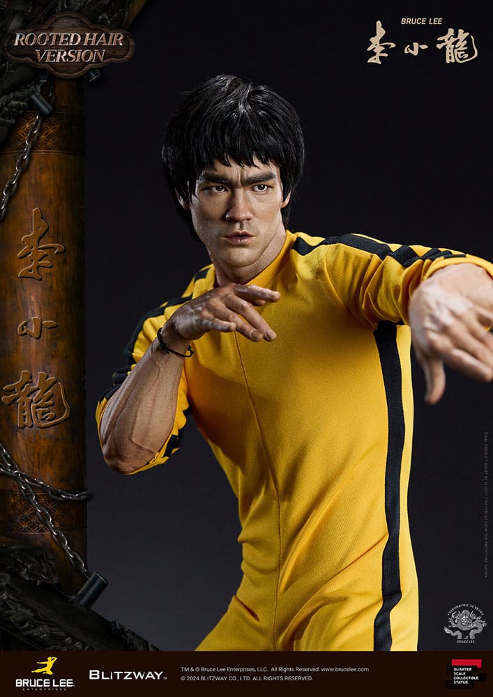 Bruce Lee statuette Superb Scale 1/4 50th Anniversary Tribute (Rooted Hair Version) 55 cm