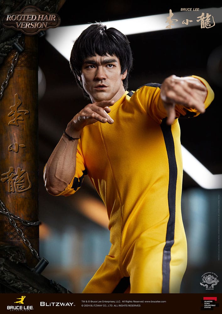 Bruce Lee statuette Superb Scale 1/4 50th Anniversary Tribute (Rooted Hair Version) 55 cm
