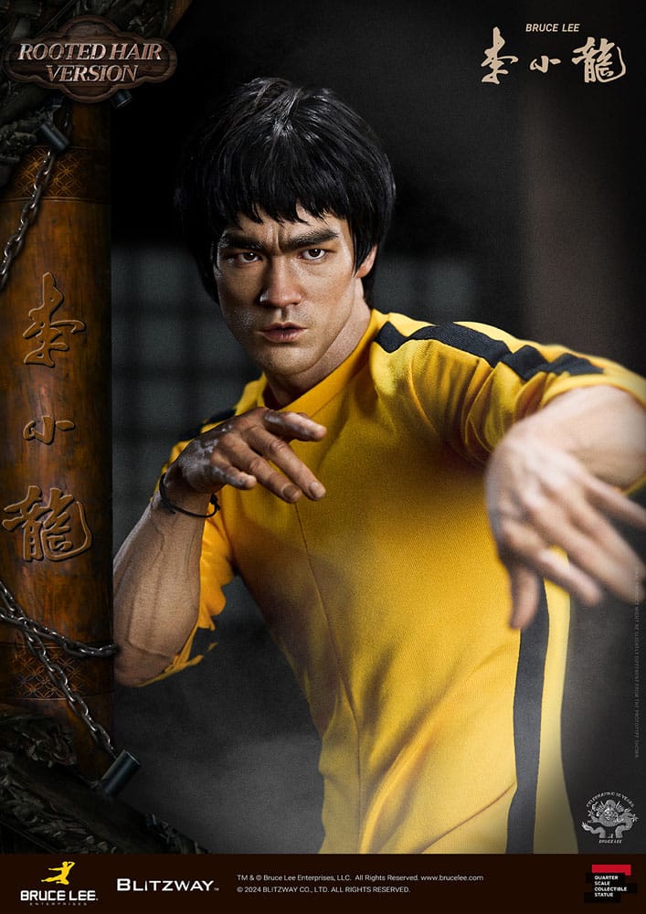 Bruce Lee statuette Superb Scale 1/4 50th Anniversary Tribute (Rooted Hair Version) 55 cm