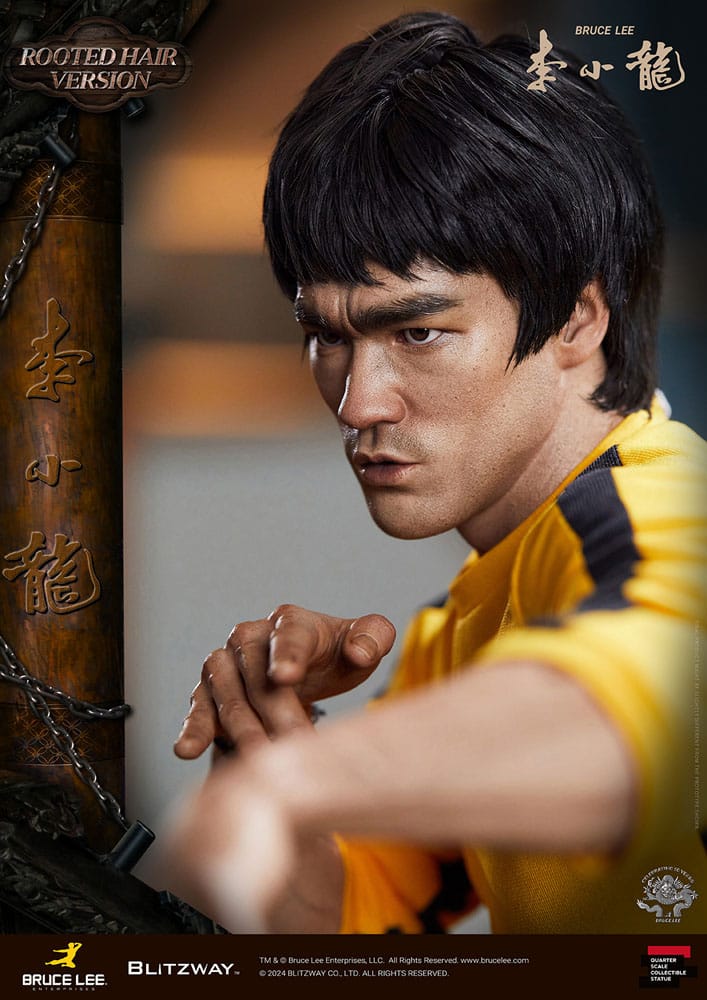 Bruce Lee statuette Superb Scale 1/4 50th Anniversary Tribute (Rooted Hair Version) 55 cm