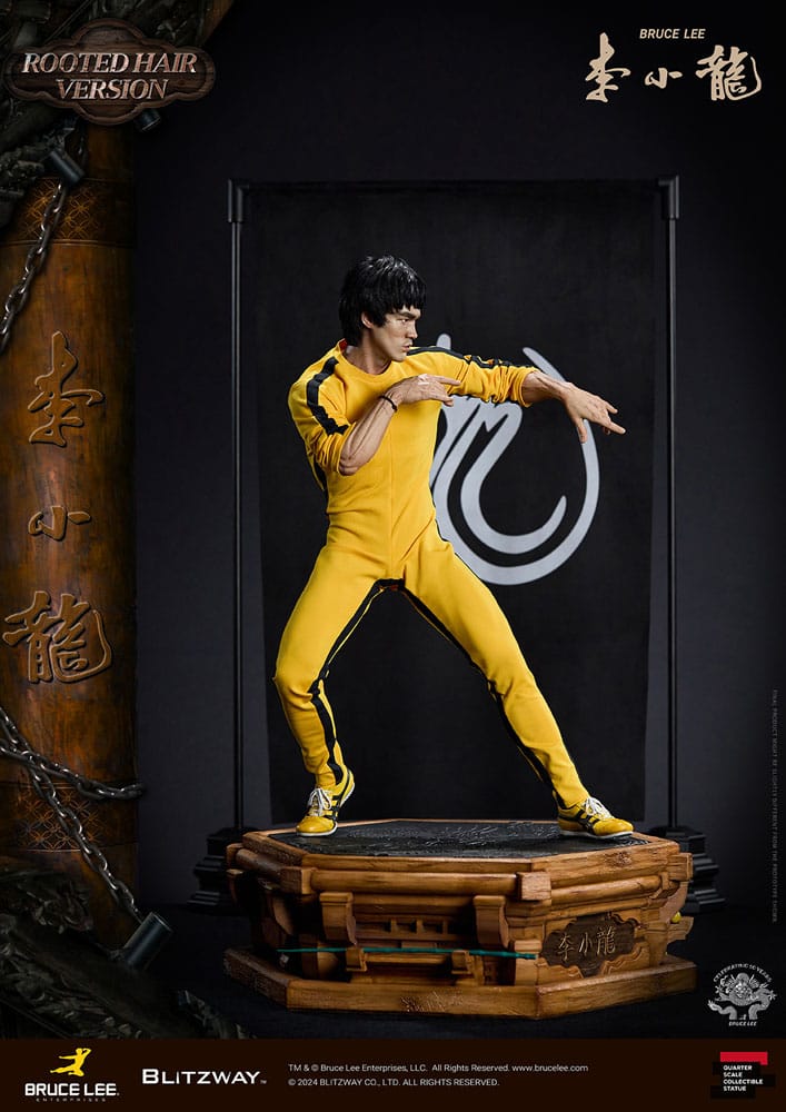 Bruce Lee statuette Superb Scale 1/4 50th Anniversary Tribute (Rooted Hair Version) 55 cm