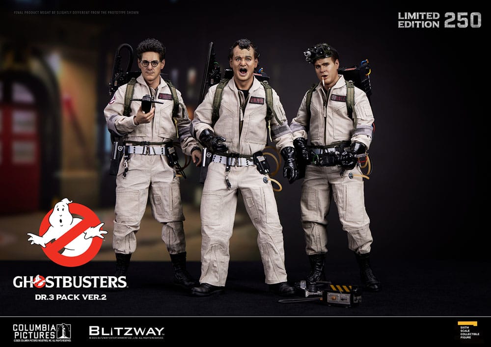 SOS Fantômes pack 3 figurines Premium UMS 1/6 Venkman, Stantz, Spengler Ver. 2 31 cm