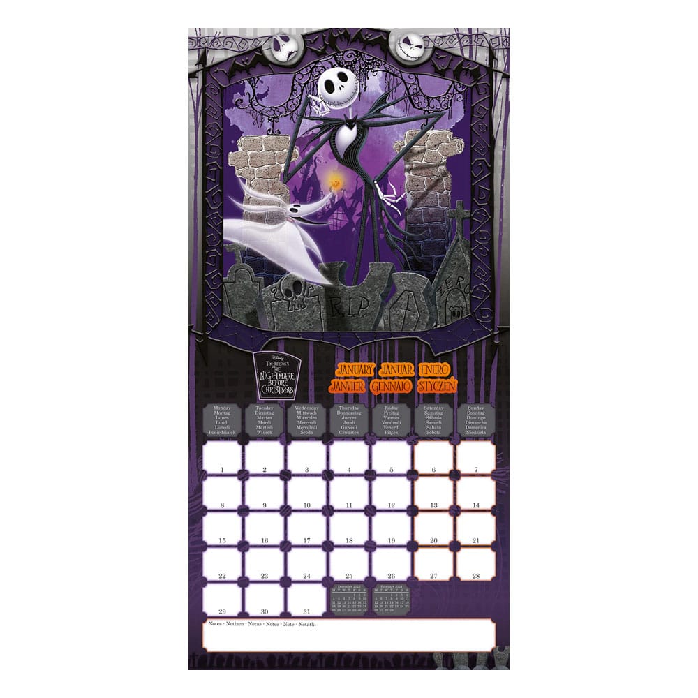 L'Étrange Noël de monsieur Jack calendrier 2024