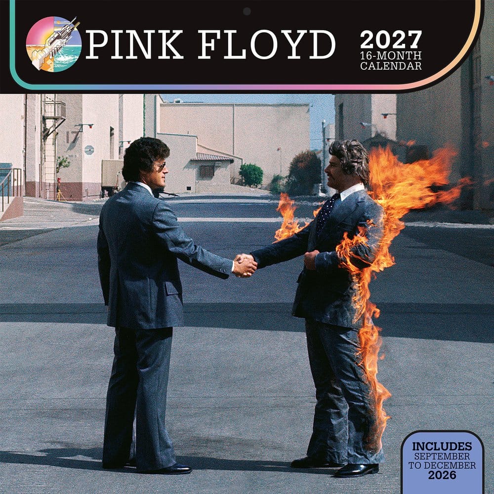 Pink Floyd calendrier 2027 30 x 30 cm