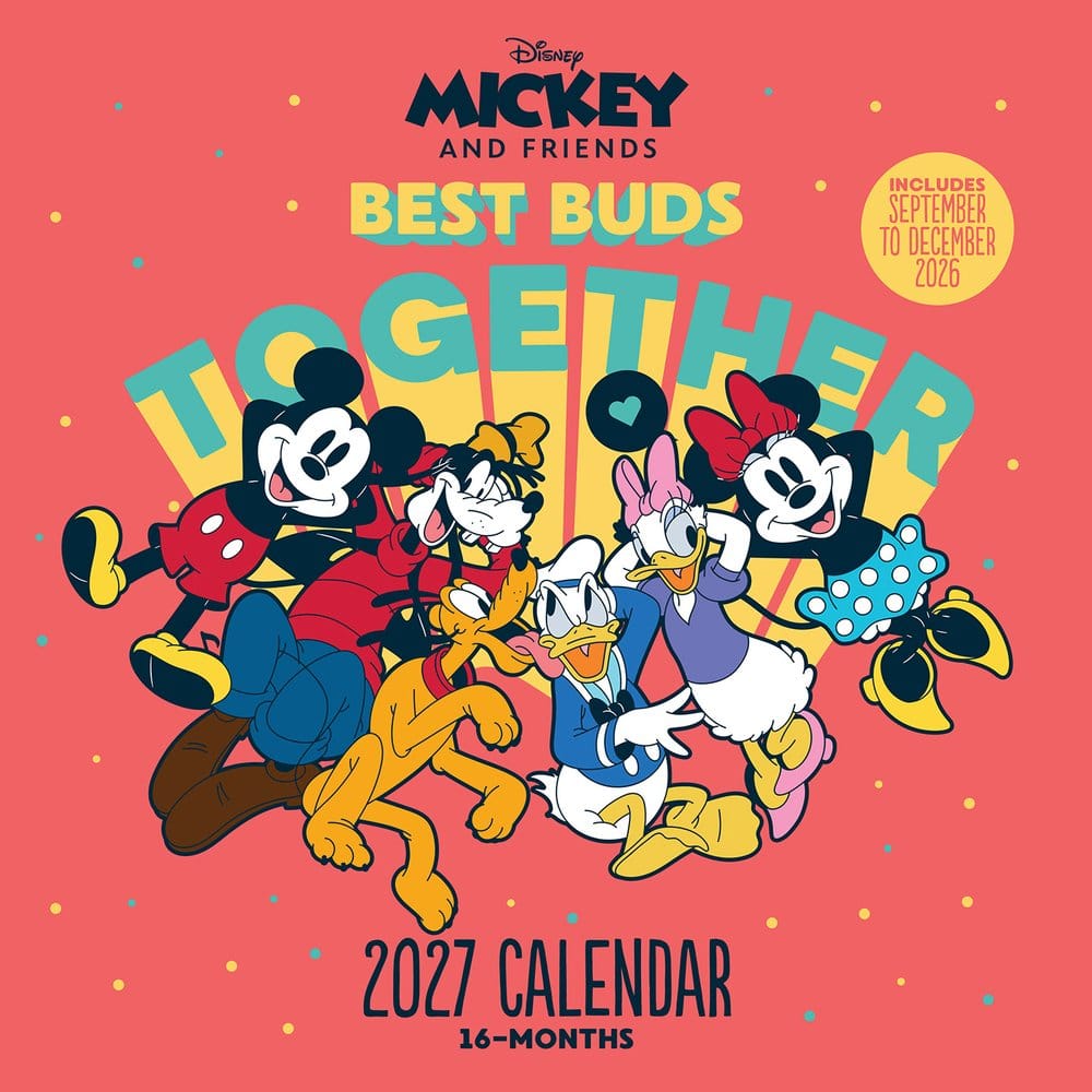 Mickey & Friends calendrier 2027 30 x 30 cm