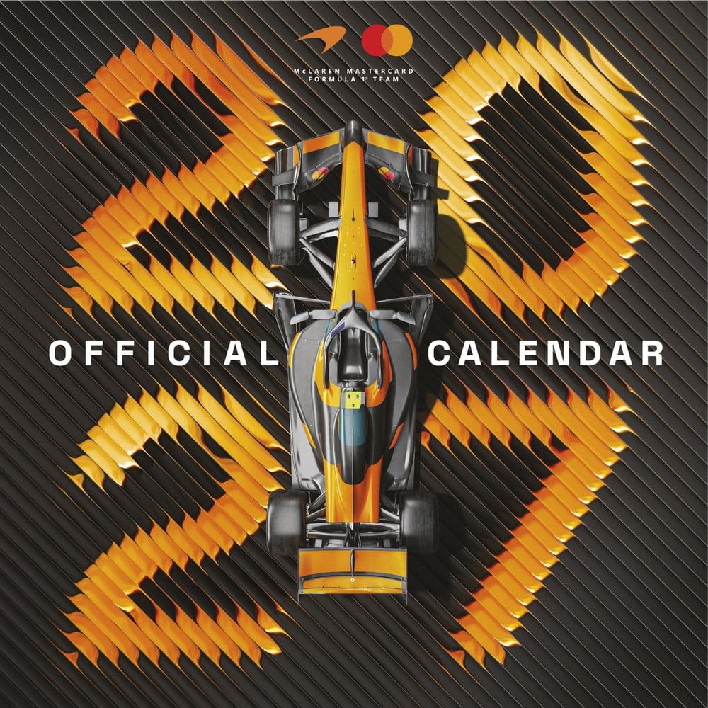 McLaren calendrier 2027 30 x 30 cm