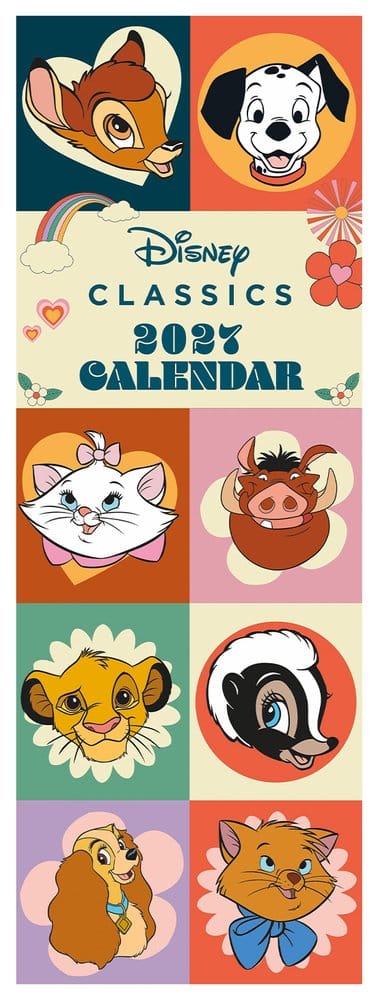 Disney Classics calendrier 70s Feeling 2027 42 x 15 cm