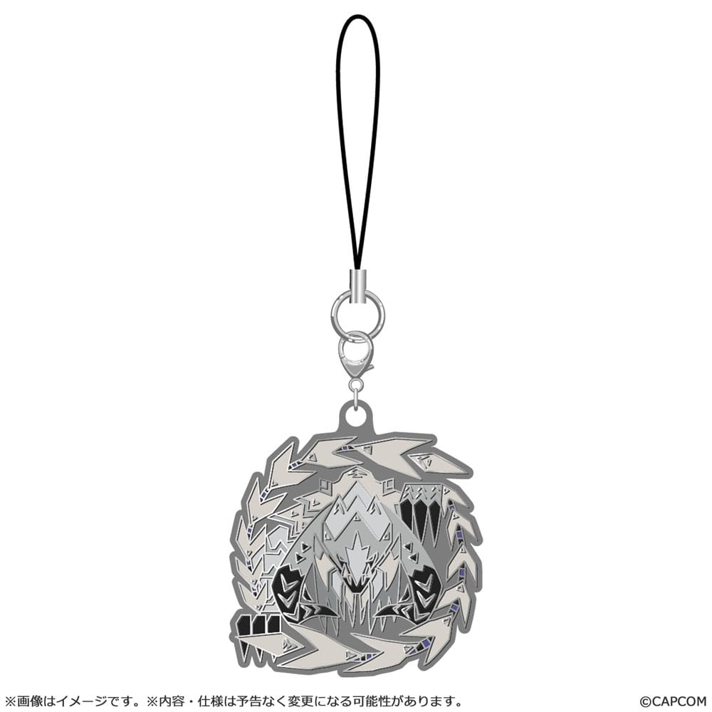 Monster Hunter Wilds blind box assortiment porte-clés en métal Monster icon (10)
