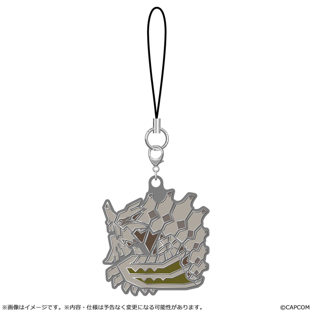 Monster Hunter Wilds blind box assortiment porte-clés en métal Monster icon (10)