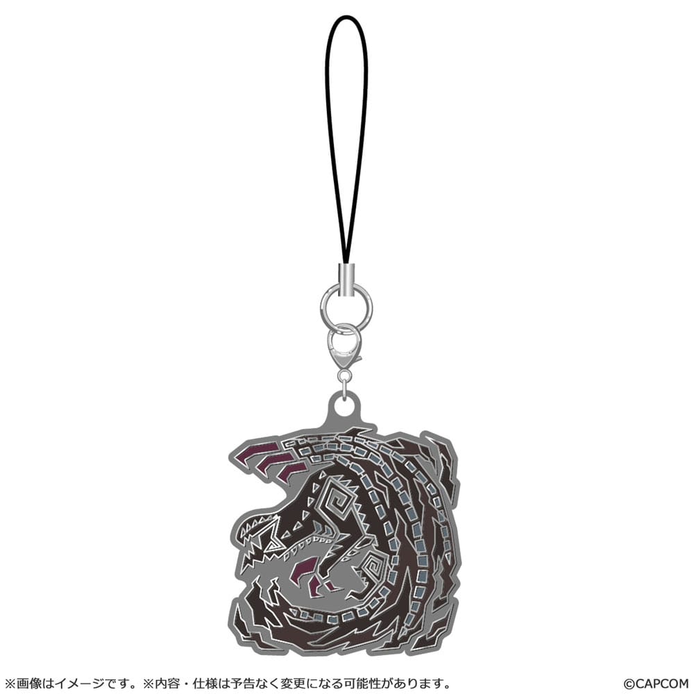 Monster Hunter Wilds blind box assortiment porte-clés en métal Monster icon (10)