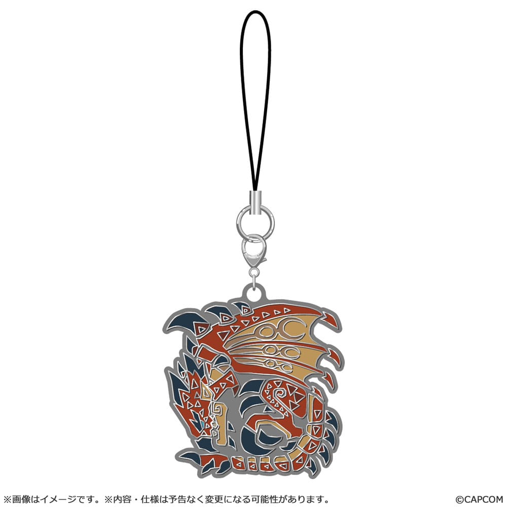 Monster Hunter Wilds blind box assortiment porte-clés en métal Monster icon (10)
