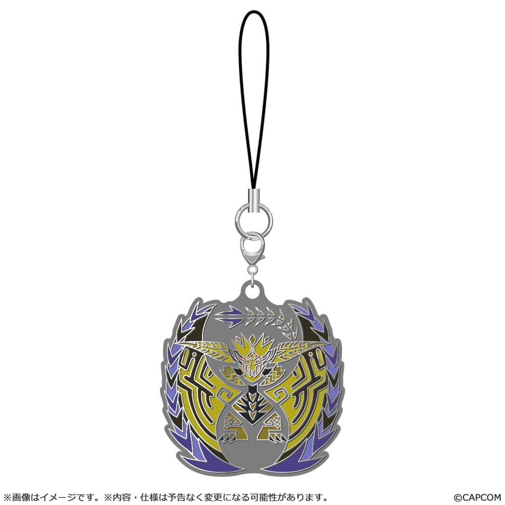 Monster Hunter Wilds blind box assortiment porte-clés en métal Monster icon (10)