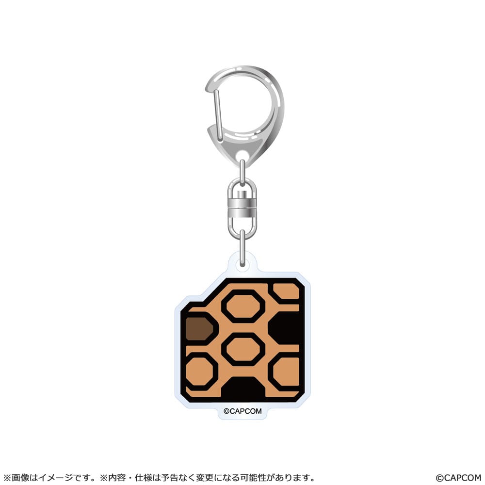 Monster Hunter Wilds assortiment porte-clés acrylique Item Icon 6 cm (10)