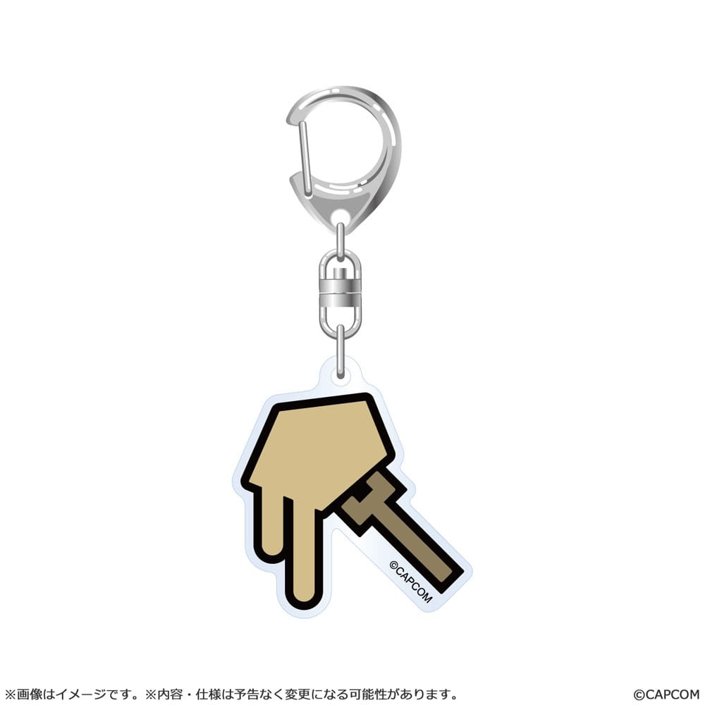 Monster Hunter Wilds assortiment porte-clés acrylique Item Icon 6 cm (10)