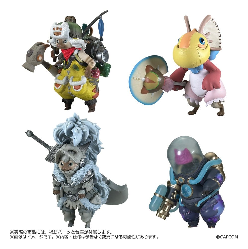 Monster Hunter blind box assortiment Standard Model Plus figurine mini Palico Collection Vol. 1 (4)