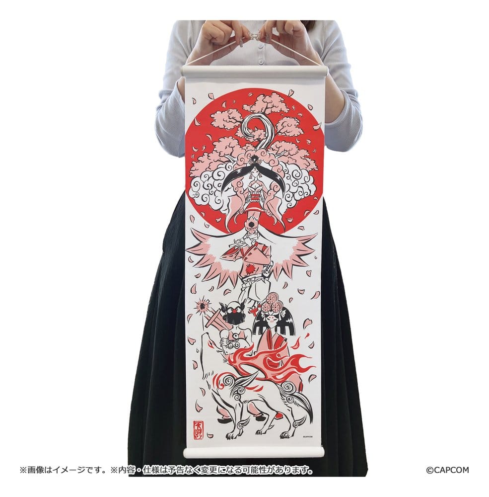 Okami 20th Anniversary Reprint Art Project Tapisserie Spring 74 x 28 x 2 cm