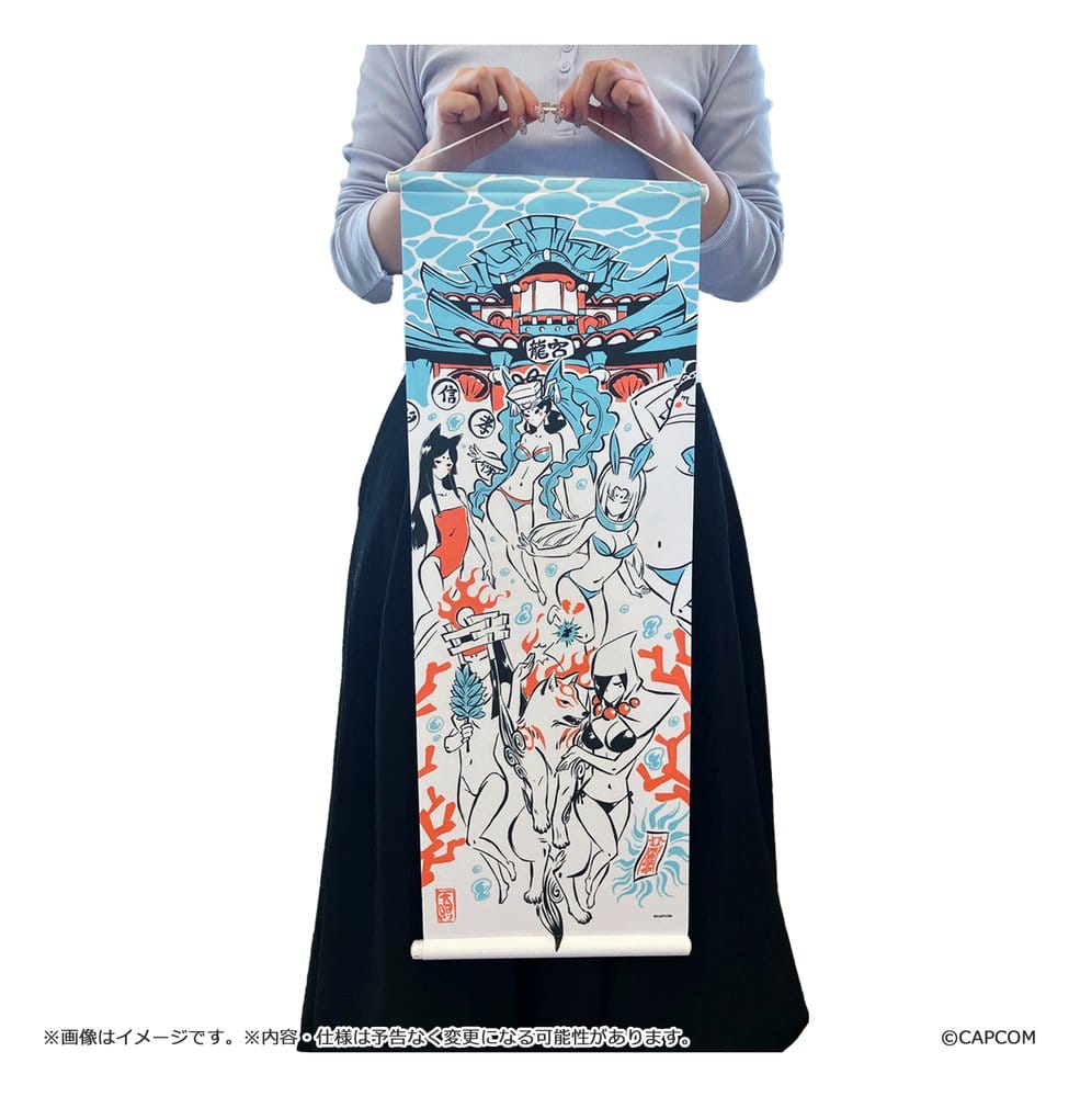 Okami 20th Anniversary Reprint Art Project Tapisserie Summer 74 x 28 x 2 cm