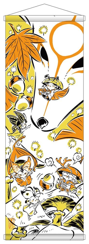 Okami 20th Anniversary Reprint Art Project Tapisserie Autumn 74 x 28 x 2 cm