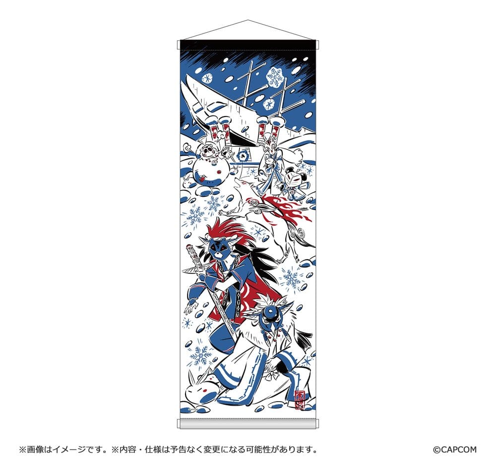 Okami 20th Anniversary Reprint Art Project Tapisserie Winter 74 x 28 x 2 cm