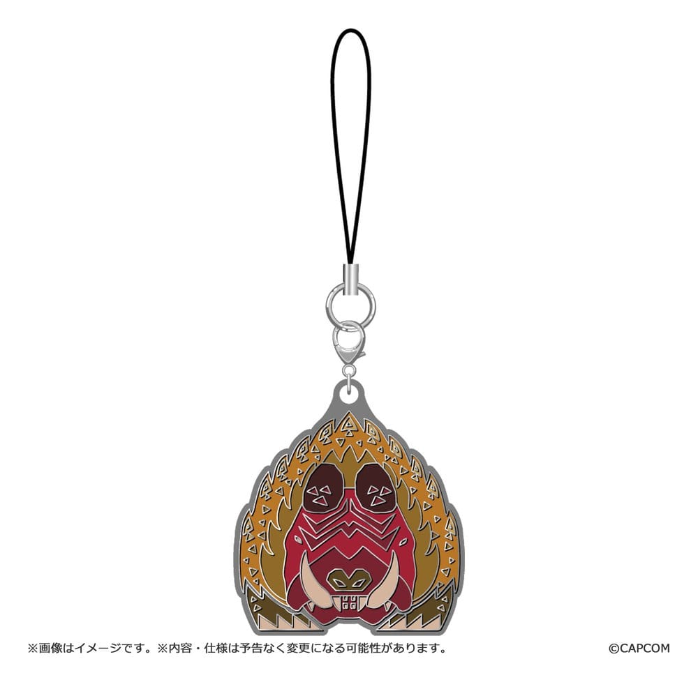 Monster Hunter Wilds blind box assortiment porte-clés en métal Monster icon Vol. 2 (10)