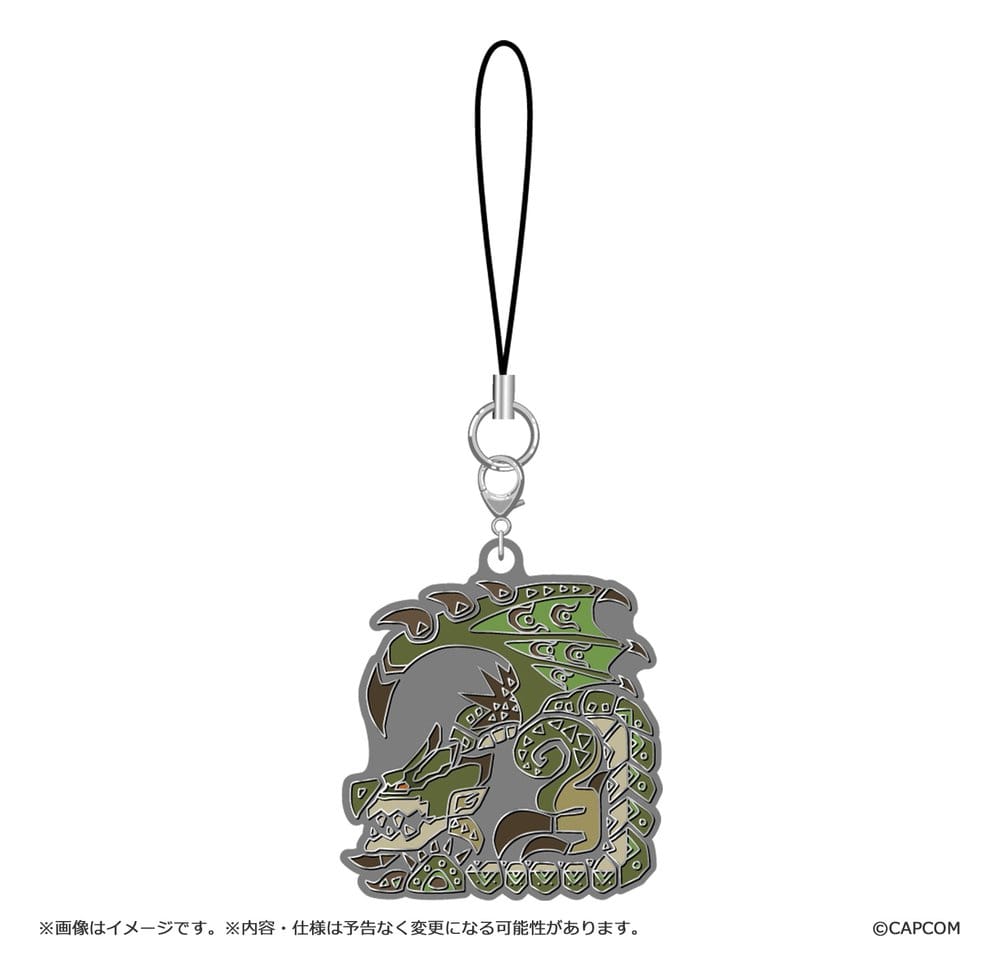 Monster Hunter Wilds blind box assortiment porte-clés en métal Monster icon Vol. 2 (10)