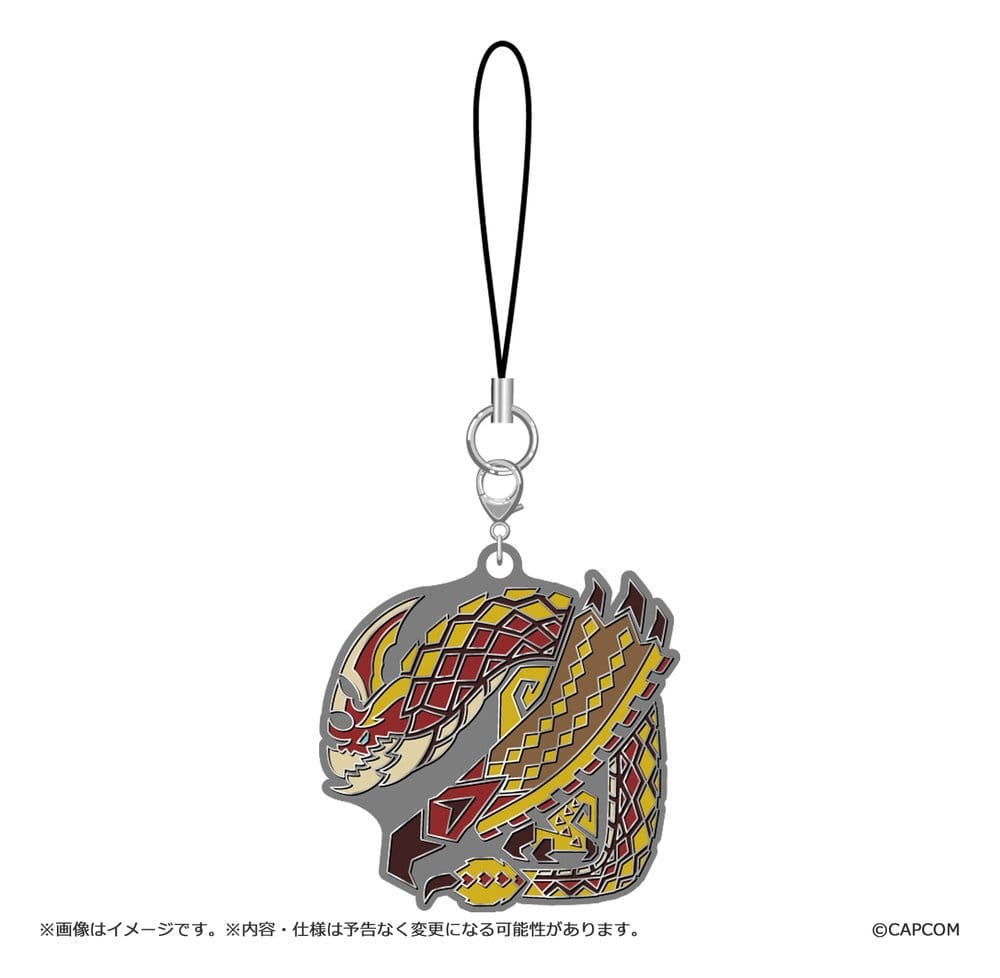Monster Hunter Wilds blind box assortiment porte-clés en métal Monster icon Vol. 2 (10)