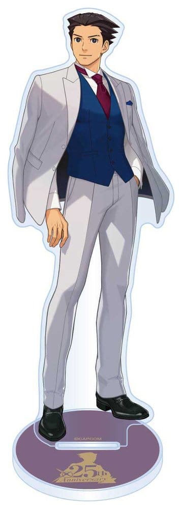Ace Attorney 25th Anniversary Socle en acrylique Main Visual Phoenix Wright 13–15 cm