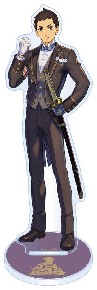 The Great Ace Attorney 25th Anniversary Socle en acrylique Ryunosuke Naruhodo Main Visual 15 cm