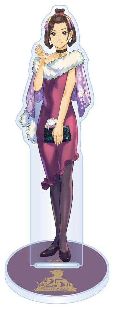 The Great Ace Attorney 25th Anniversary Socle en acrylique Susato Mikotoba Main Visual 13–15 cm