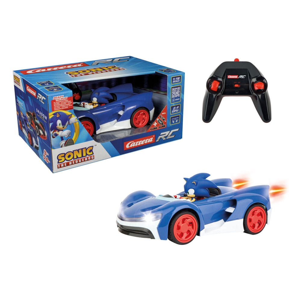Sonic the Hedgehog Cart Voiture télécommandée RC 1/18 2,4GHz Sonic