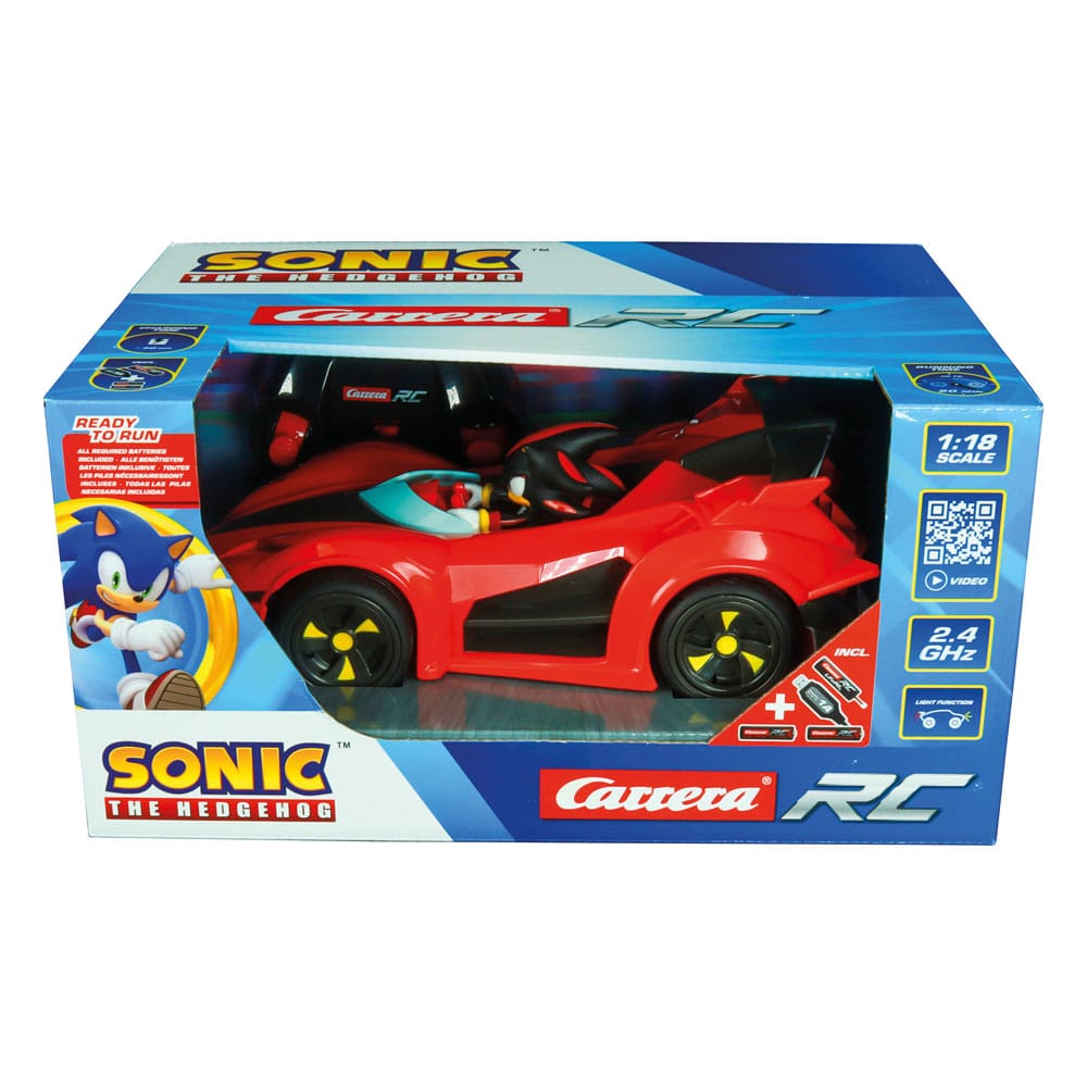 Sonic the Hedgehog Cart Voiture télécommandée RC 1/18 2,4GHz Shadow Performance