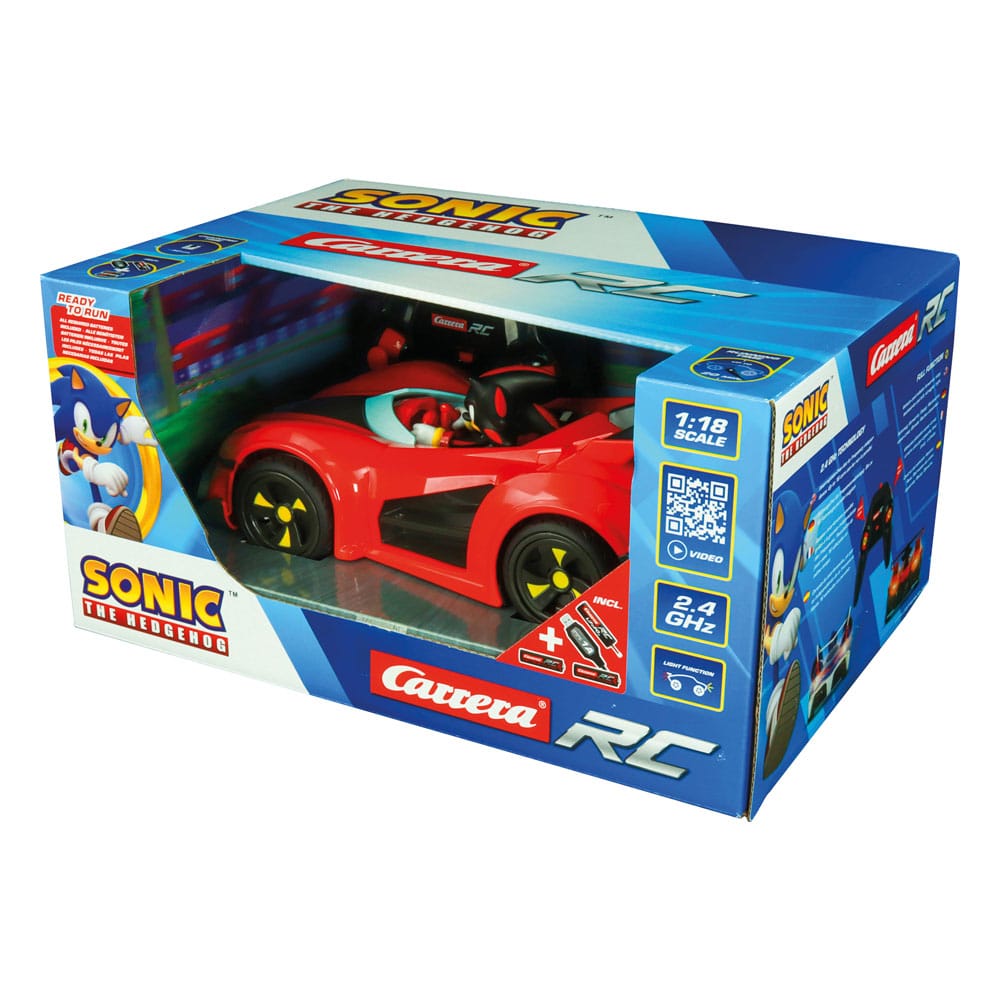 Sonic the Hedgehog Cart Voiture télécommandée RC 1/18 2,4GHz Shadow Performance