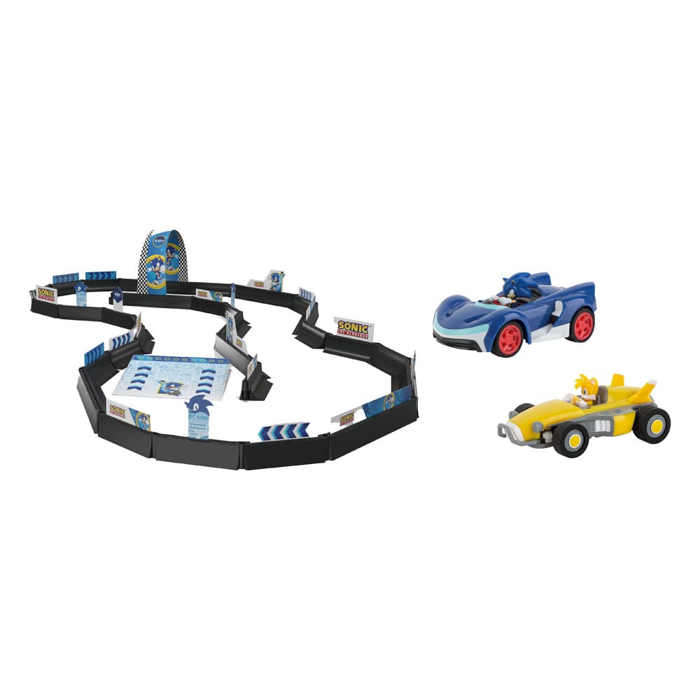 Sonic the Hedgehog voiture télécommandée RC 1/43 2,4GHz Tabletop Racing Set