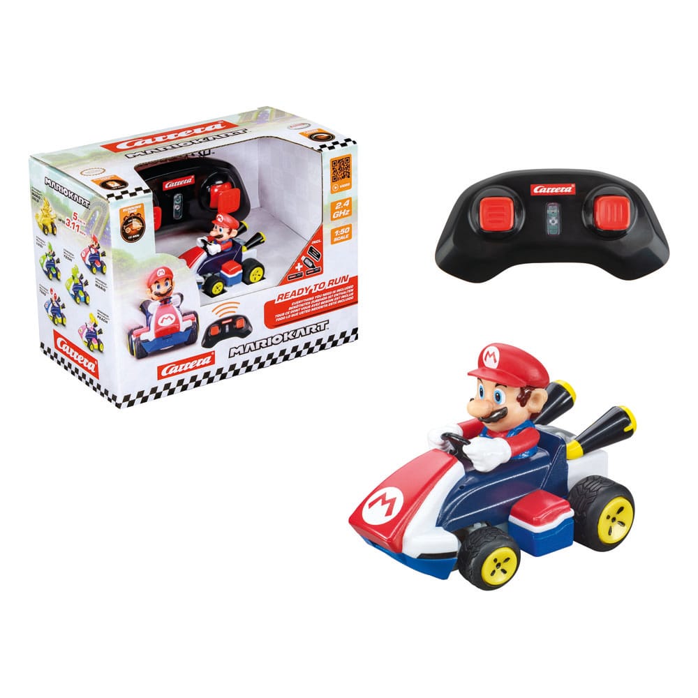 Super Mario Kart voiture télécommandée RC 1/50 2,4GHz Mini Mario