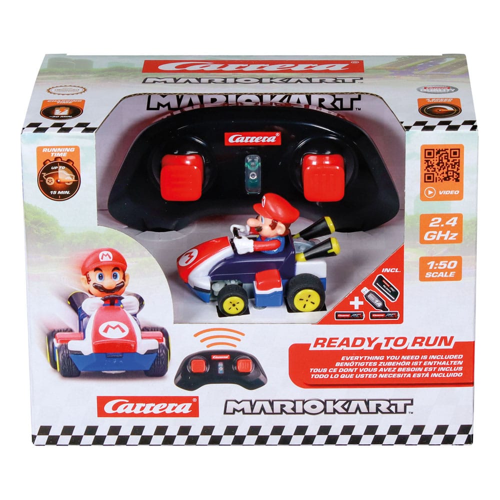 Super Mario Kart voiture télécommandée RC 1/50 2,4GHz Mini Mario