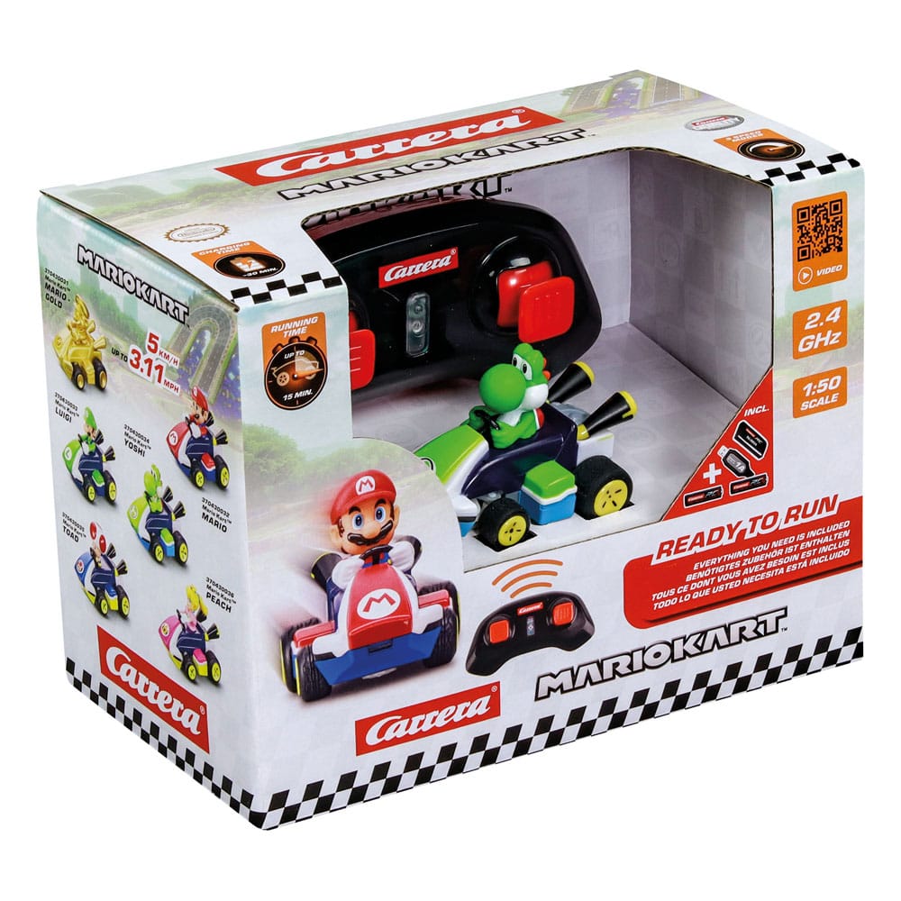 Super Mario Kart voiture télécommandée RC 1/50 2,4GHz Mini Yoshi