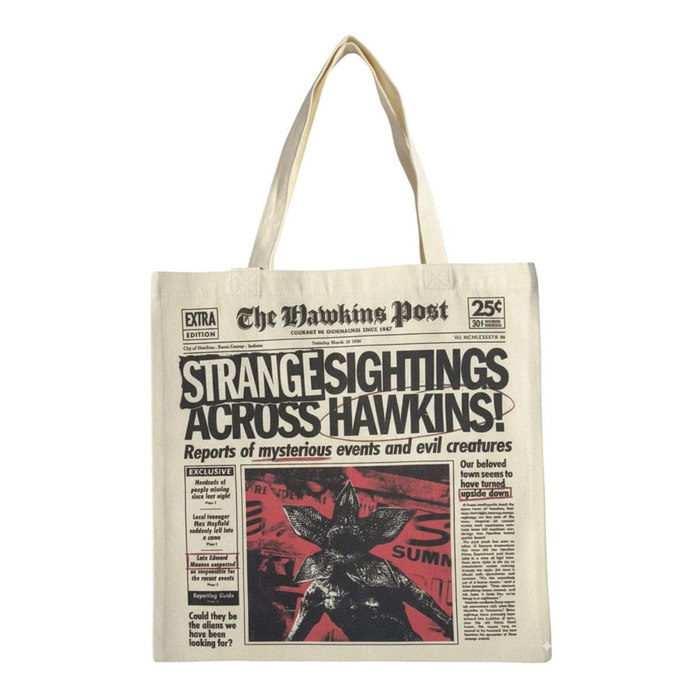 Stranger Things sac shopping Newspaper