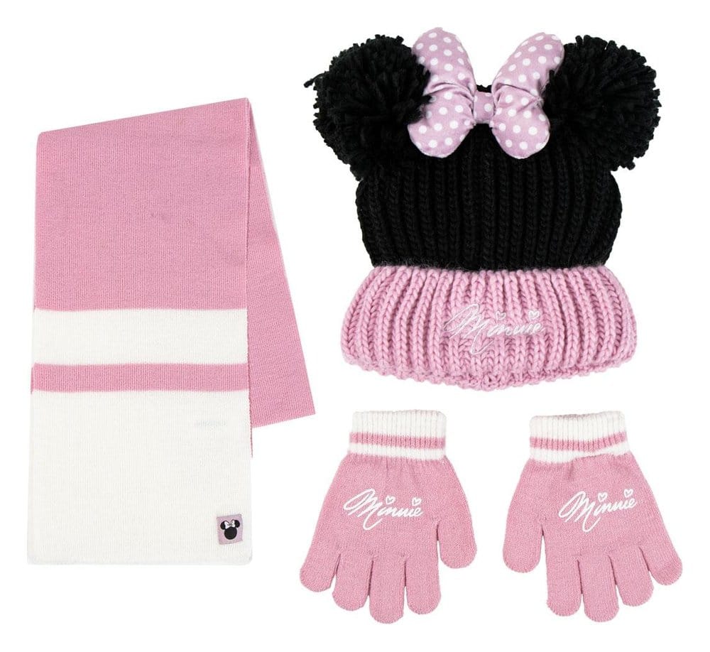 Disney set de 3 bonnet, écharpe & gants Minnie Mouse