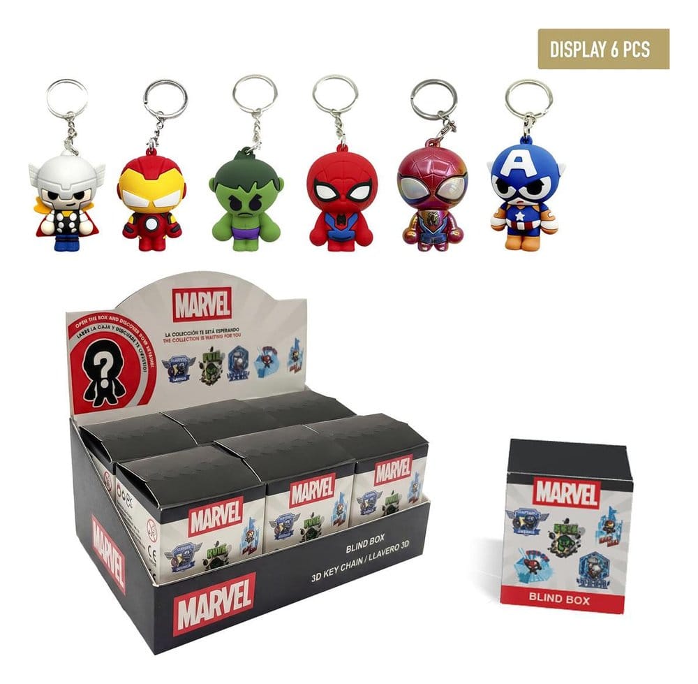 Marvel Avengers blind box assortiment porte-clés (6)