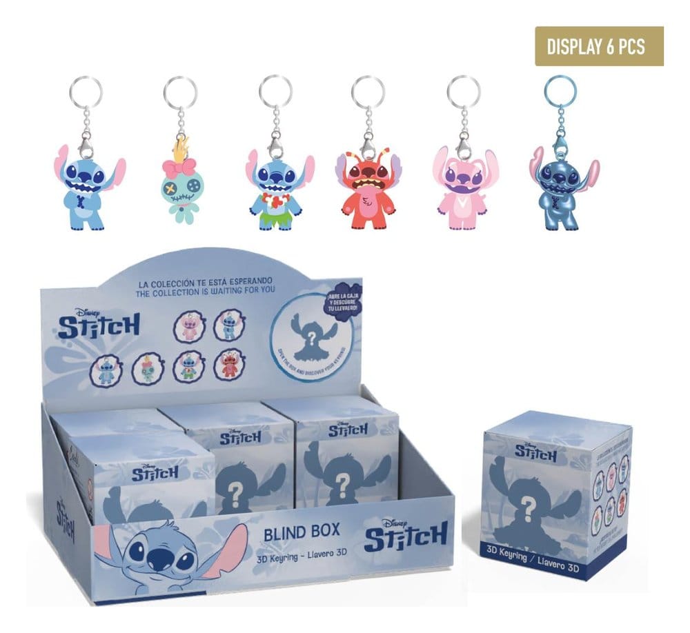 Disney Stitch blind box assortiment porte-clés (6)