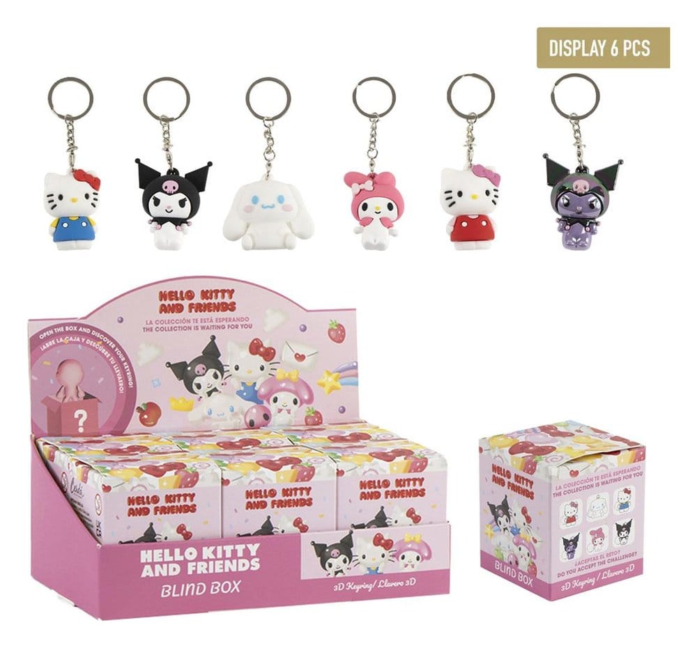 Sanrio Hello Kitty blind box assortiment porte-clés (6)