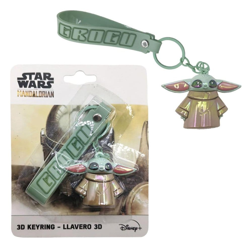 Star Wars porte-clés 3D The Mandalorian Grogu