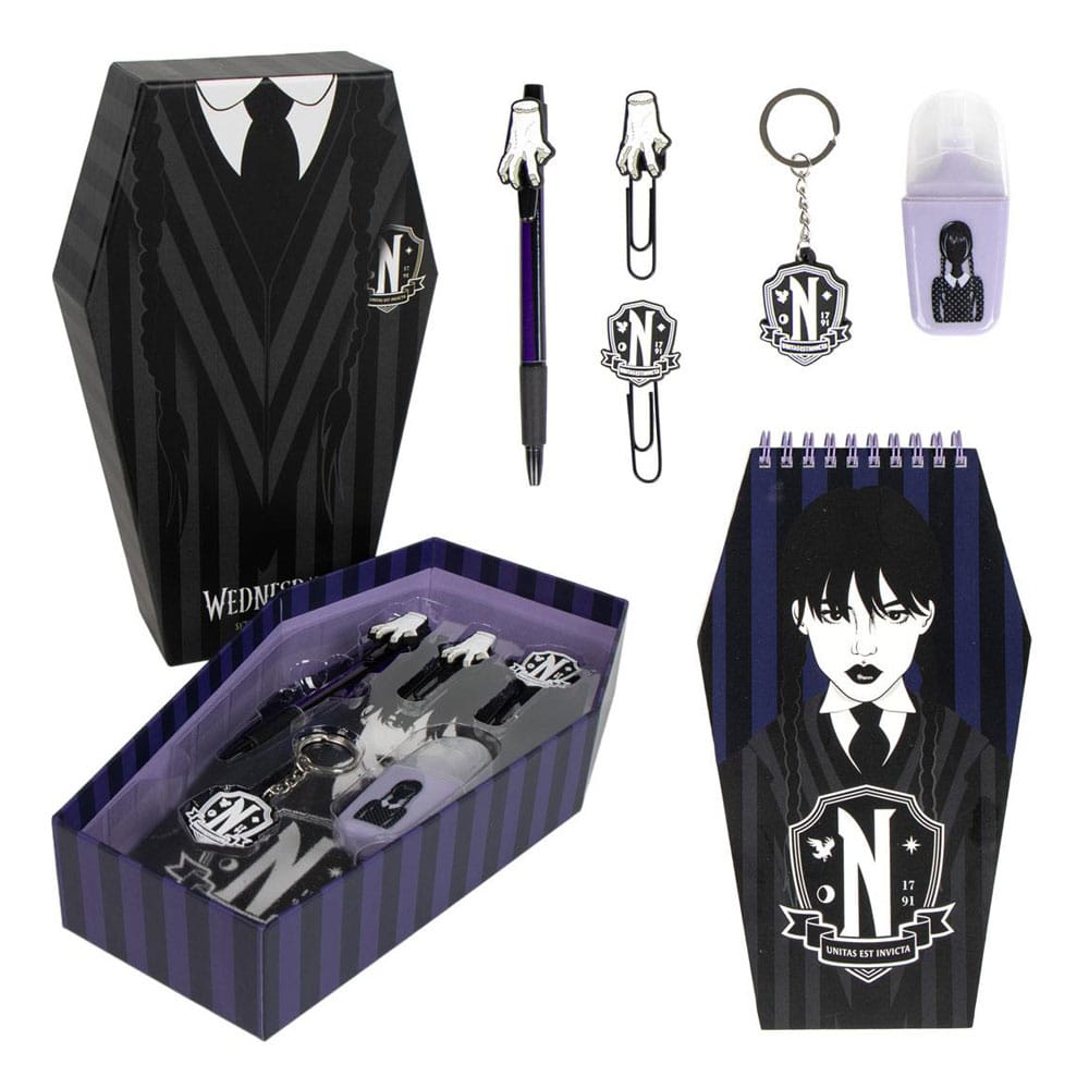 Wednesday Set d'écriture 6 pièces