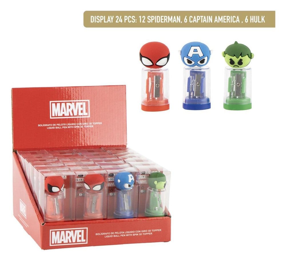 Marvel Taille-crayon présentoir (24)