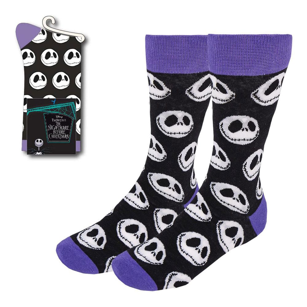 L´etrange Noël de Mr. Jack chaussettes Jack´s Face Purple 38-45